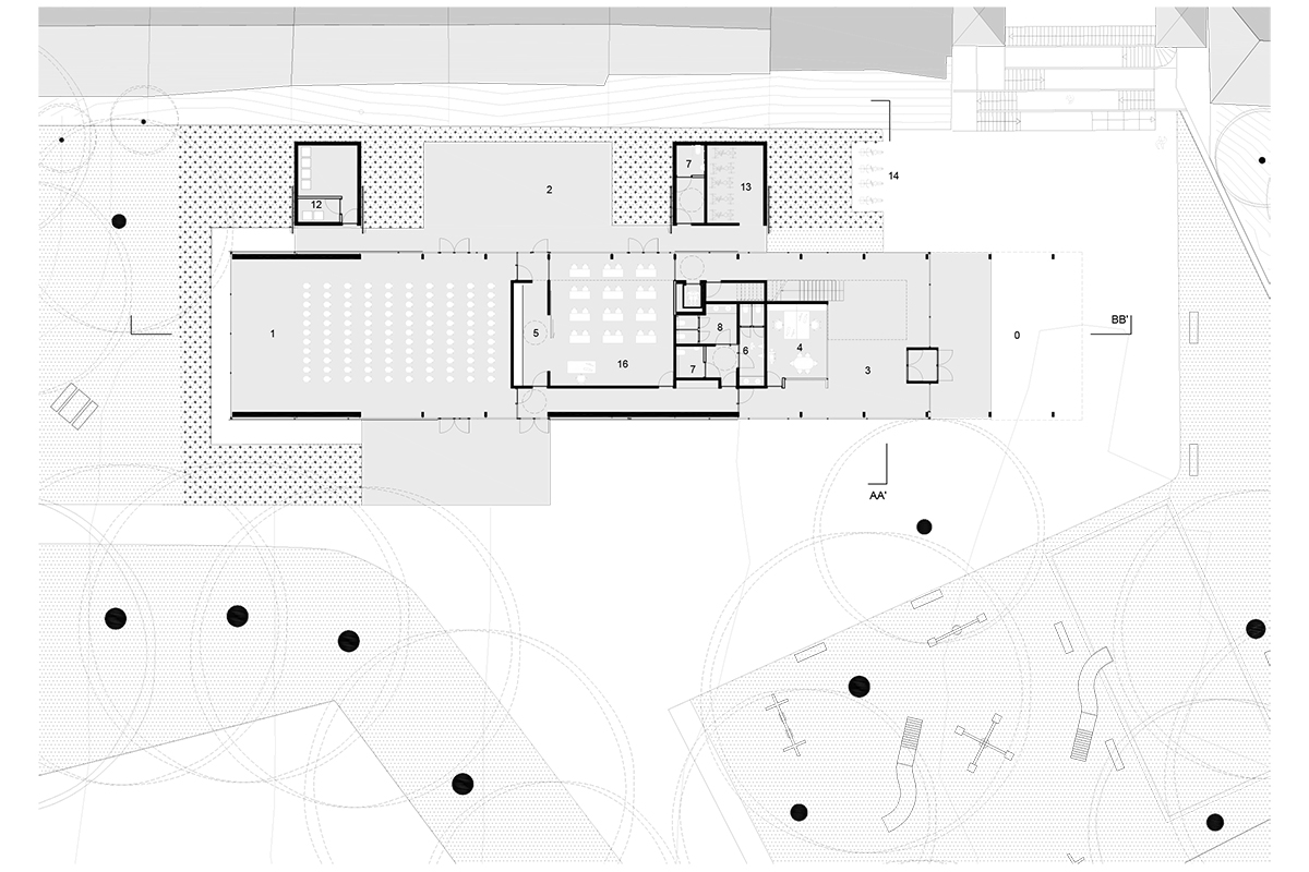 Delgoffe architecture : plan R+0 